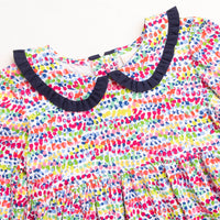 Lydia Dress, Multi Dot