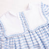 Lacey Bib Dress, Blue