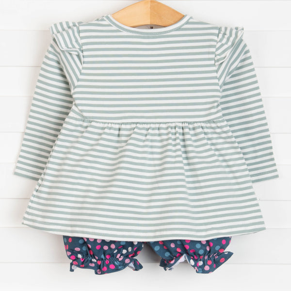 Ditsy Dots Bloomer Set, Pink