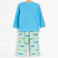 Cruisin' Crocs Pant Set, Green
