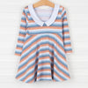 Sunset Stripes Dress, Orange