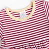 Garnet and Gold Dress, Garnet Stripe