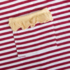 Garnet and Gold Dress, Garnet Stripe