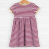 Garnet and Gold Dress, Garnet Stripe