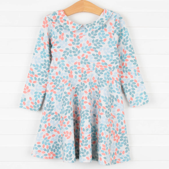 Leaf & Vine Dress, Green