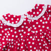 Rosy Red Dots Bubble, Red