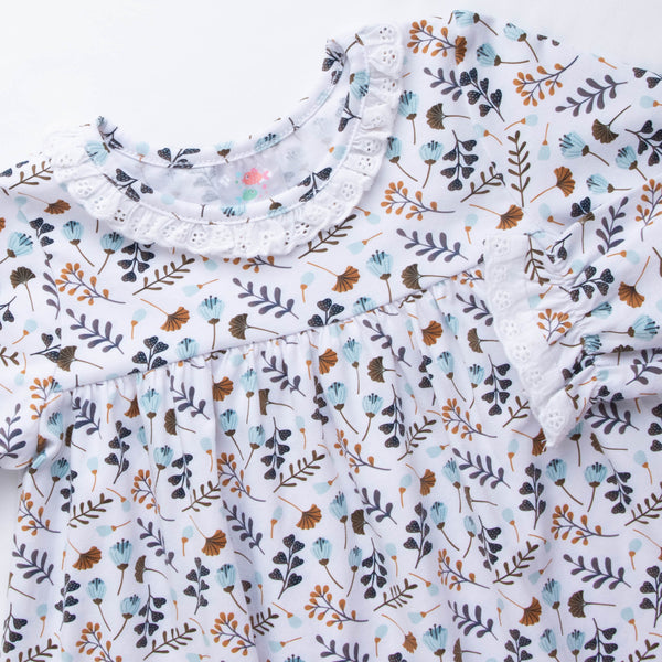 Mystic Garden Dress, Blue