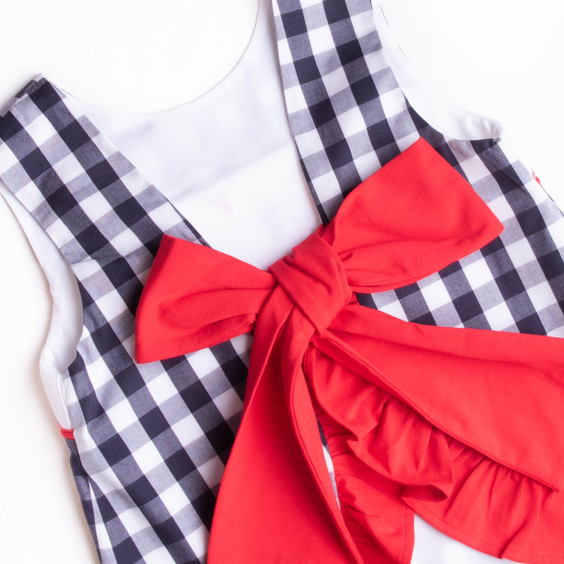 Free to Sparkle Ruffle Short Set, Navy Check – Stitchy Fish