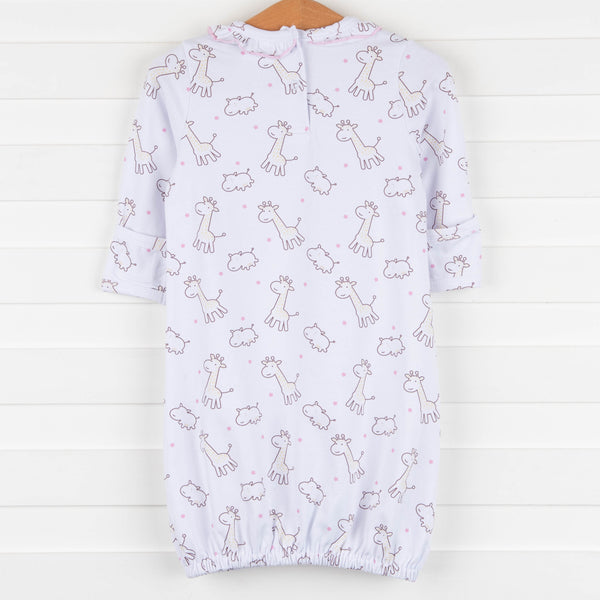Tall Or Small Ruffle Gown, White