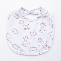 Tall Or Small Boy Bib, White