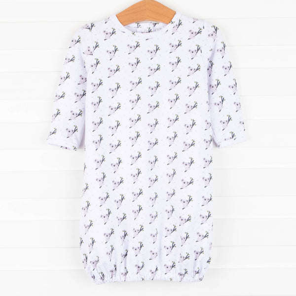 Koala Cuddles Gown, White