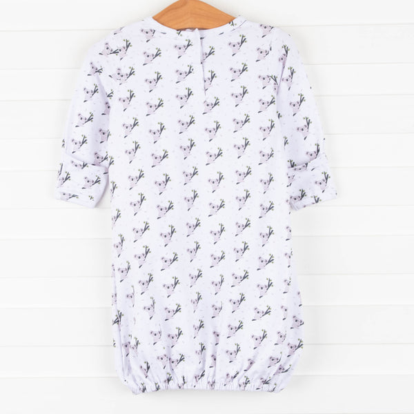 Koala Cuddles Gown, White