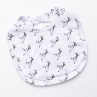 Koala Cuddles Bib, White