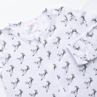 Koala Cuddles Footie, White