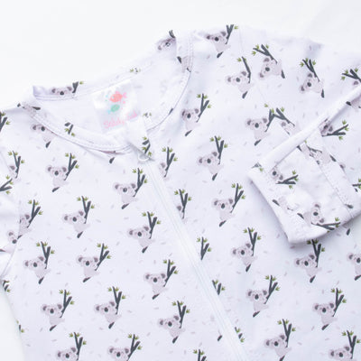 Koala Cuddles Footie, White