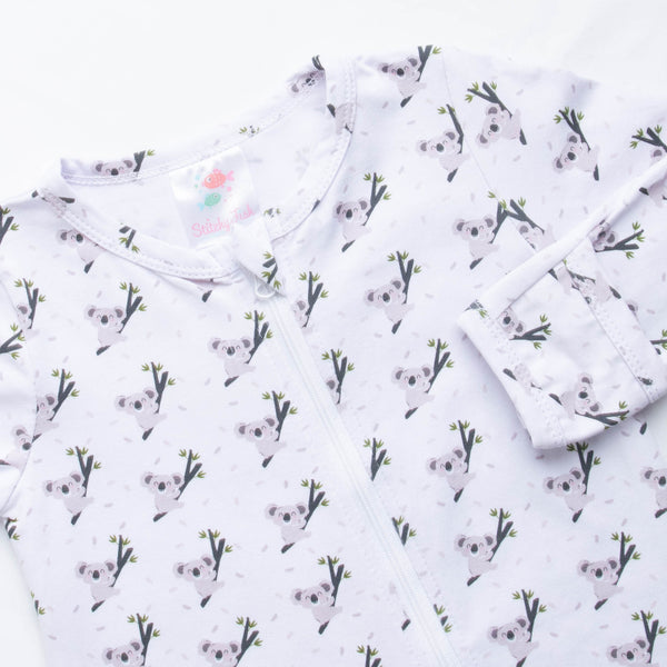Koala Cuddles Footie, White