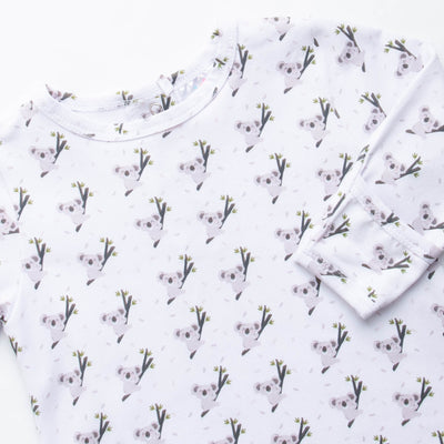 Koala Cuddles Gown, White
