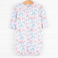 Restful Rainbows Gown, White