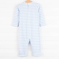 Dominic the Dino Romper, Light Blue