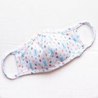 Color Me Egg-cited Non-Adjustable Non Medical Mask, Blue