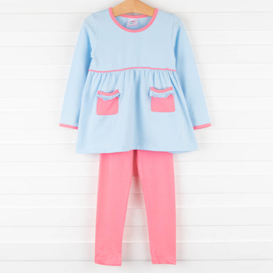 Josie Dress Set, Blue Raspberry