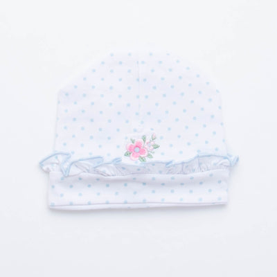 Blissful Blooms Hat, White