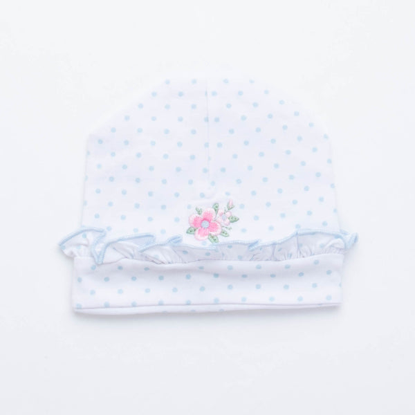 Blissful Blooms Hat, White