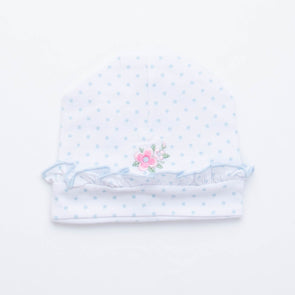 Blissful Blooms Hat, White