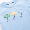 April Showers Applique Shirt, Blue
