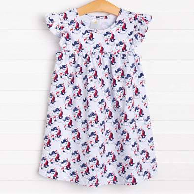 Americorn Dress, Navy