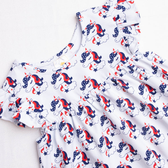 Americorn Dress, Navy