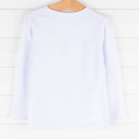 Flying High Applique Shirt, White