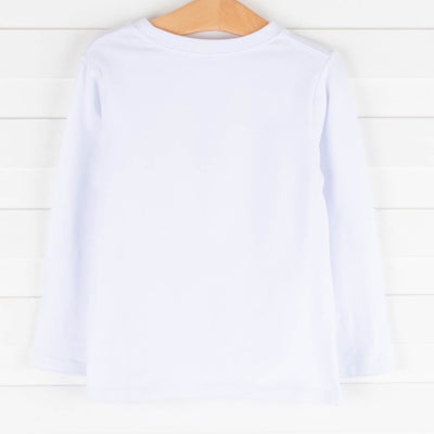 Flying High Applique Shirt, White