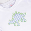 Brothersaurus Applique Shirt, White