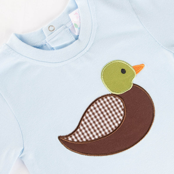 Harrison Mallard Romper, Blue