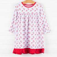 Good Morning Santa Dress, Red