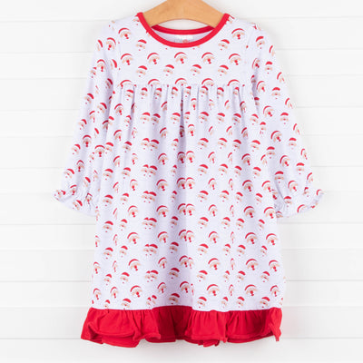 Good Morning Santa Dress, Red