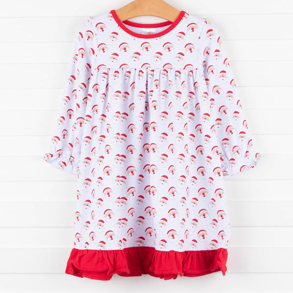Good Morning Santa Dress, Red