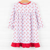 Good Morning Santa Dress, Red