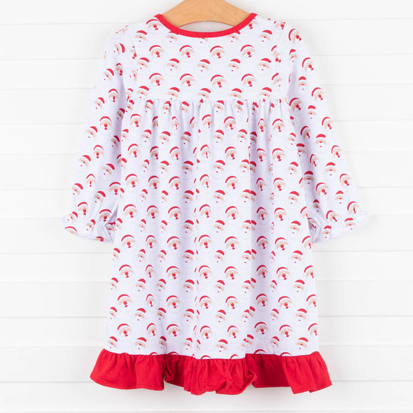 Good Morning Santa Dress, Red