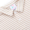Wells Long Sleeve Shirt, Tan Stripe