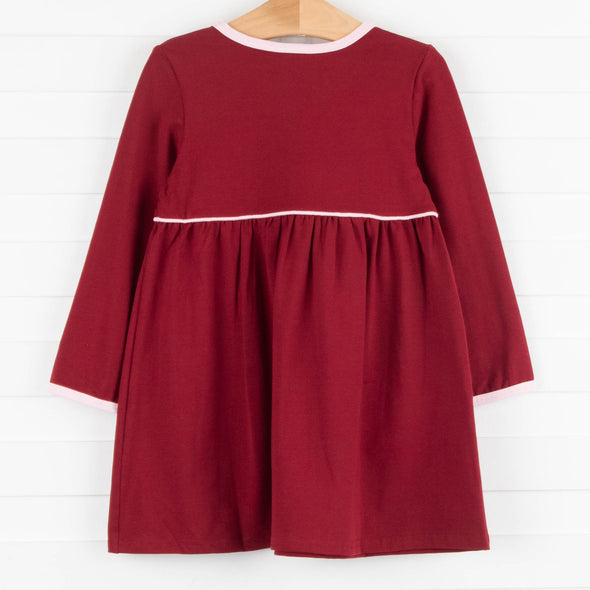 Josie Popover Dress, Red
