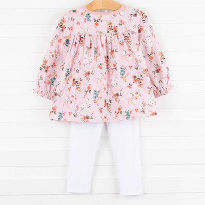 Jade Legging Set, Pink Floral