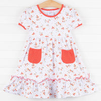 Juliette Dress, Red Floral