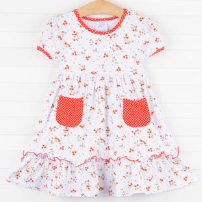 Juliette Dress, Red Floral