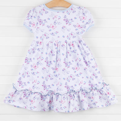 Juliette Dress, Purple Floral
