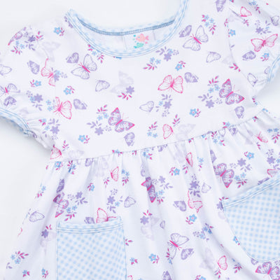 Juliette Dress, Purple Floral