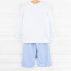 Two Hearts Pant Set, Blue