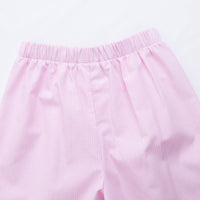 Two Hearts Ruffle Pant Set, Pink
