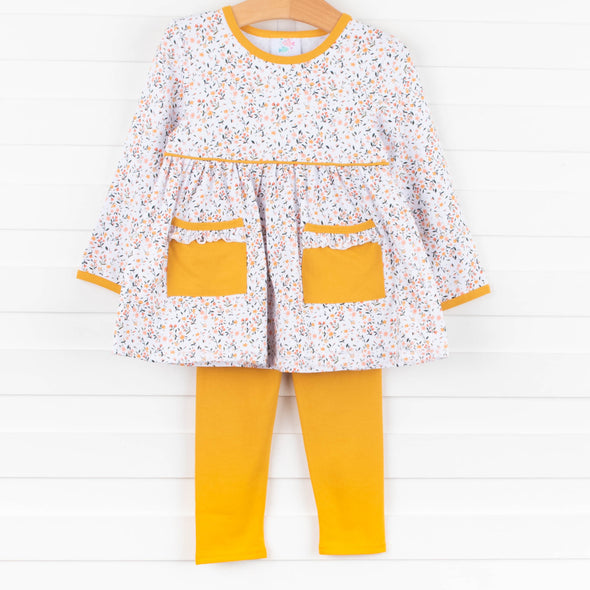 Bloom & Bud Legging Set, Yellow